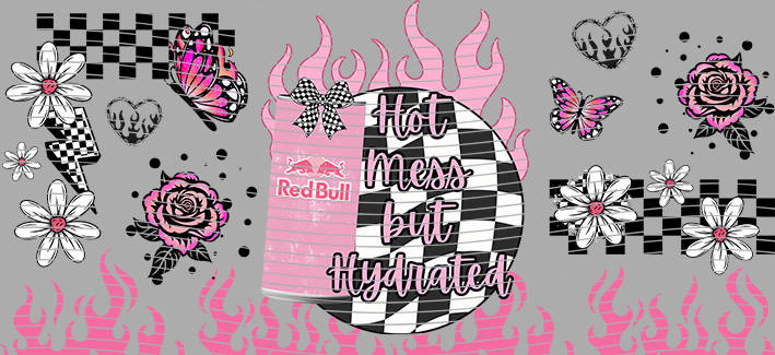 16oz Distressed Checkered-DC-12